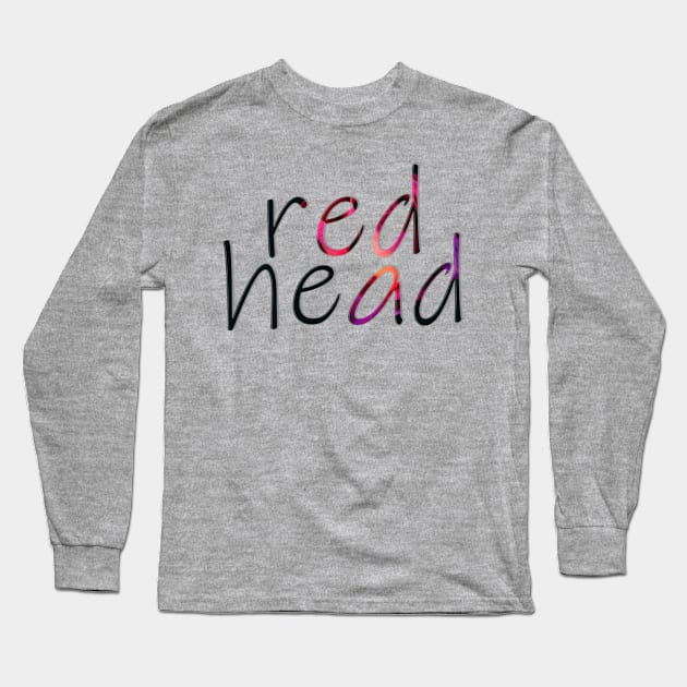 red head Long Sleeve T-Shirt by afternoontees